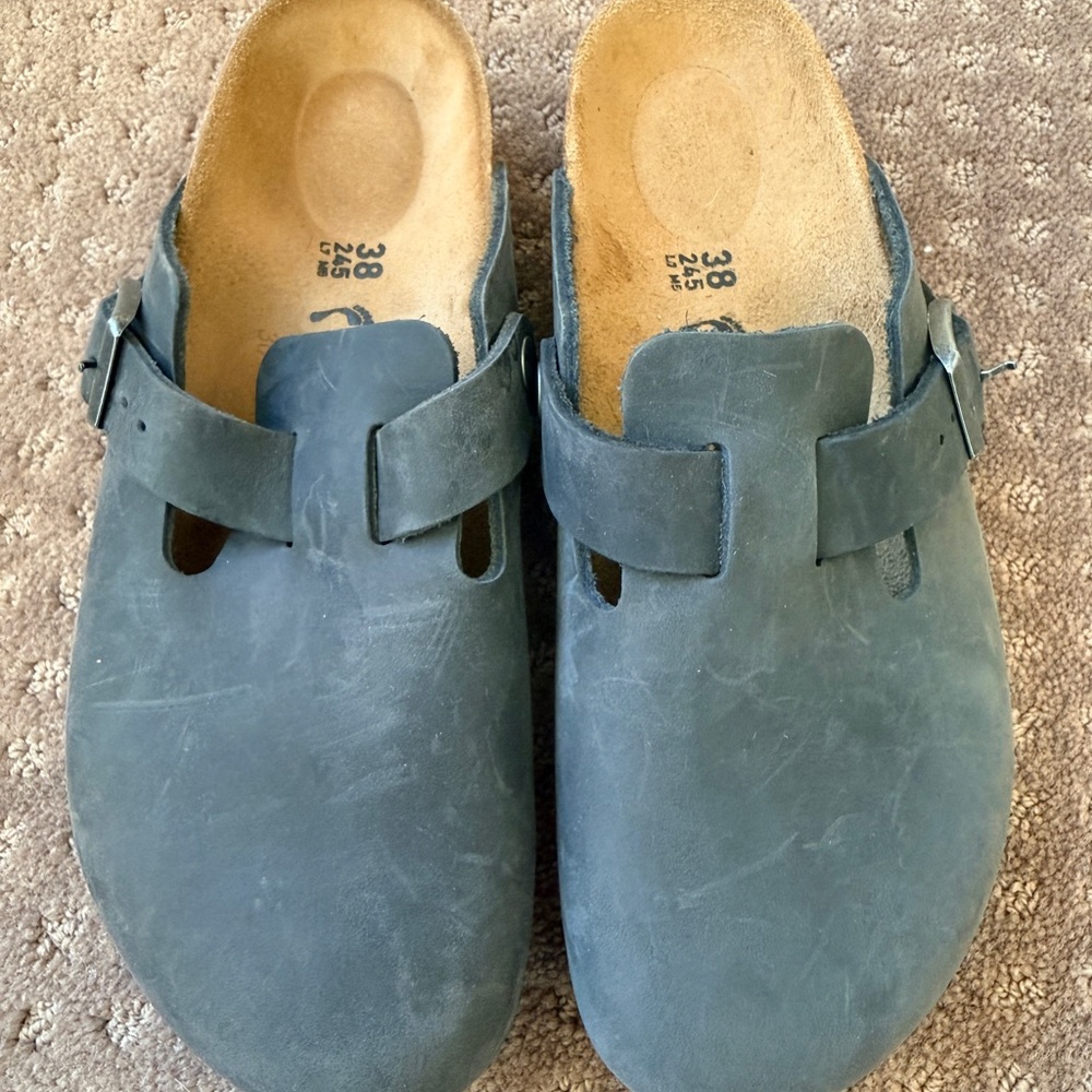 Birkenstock Unisex Black Boston Clogs